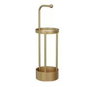 Xumh2024-3 umbrella holder Household Umbrella Storage Rack at the Entrance, Umbrella/Cane/Walking Stick/Wrapping Paper Holder, Stand, Rack Organizer, for Home Office for Entryway, Home(Gold)