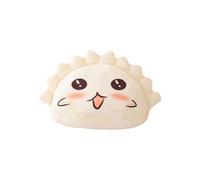 Xuminny Giant Dumpling & Steamed Bun Cushions, Soft Cozy Sleeping Stuffed Pillows with Lovely Faces, Big Dumpling Food-Themed Plush Toy For Sofa Accessory (D)