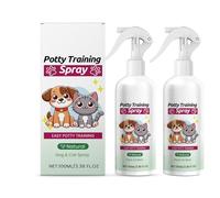 Xuminny Potty Training Spray For Dogs, Puppy Potty Training Spray, Train Your Dog To The Toilet In Right Place, Potty Training Spray For Dogs 100ml (2pcs)