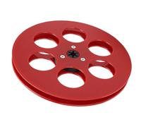 XUMIUZIY 1/4 7 Inch Empty Tape Reel | Nab Hub Replacement Take Up Reel for Studer (Red)