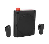 XUMIUZIY 15W Voice Amplifier with Magnetic Lavalier Microphones, Wireless Voice Amplifier for Teachers, Noise Reduction Portable Speaker with Bluetooth 5.4 for Classroom, Speech (Black)