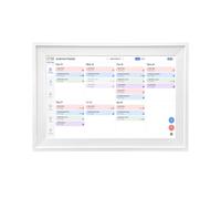 XUMIUZIY 18.5 Inch Smart Digital Calendar & Chore Chart, Full HD Interactive Touchscreen for Family Schedules, Electronic Family Planner, APP Control, Mobile Sync (White)