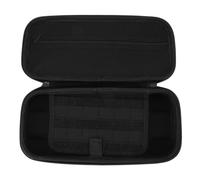 XUMIUZIY 2 2025 Carrying Case Hard EVA Shell with Custom Tray & Mesh Pocket for 2 Accessories HD Cables Headphones (Thin with 12 Game Card Slots)