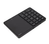 XUMIUZIY 2 in 1 Wireless Number Pad Touchpad 22 Keys Dual Modes BT4.2 .4G Portable Type C ChargingFor IOS AndroidUsers (Black)