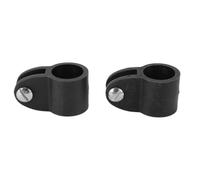 XUMIUZIY 2 Pcs Bimini Top Jaw Slide 22mm Nylon Black Marine Boat | Boat Canvas Connector, 7/8 Inch Rail Mount, Resistant Plastic, Snap In Type