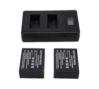 XUMIUZIY 2PCS 1600mAh Camera Lithium Battery with LED USB Dual Charger, for NP W126S X100VI XM5 XT30II X100V Camera