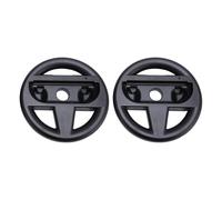 XUMIUZIY 2PCS Steering Wheel Attachments for Racing Games, Ergonomic Racing Game Controller Grip with SL SR Buttons for Family Sports Party and Interactive Games (Black)