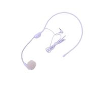 XUMIUZIY 3.5mm Wired Headset Mic, Flexible Wired Boom for Voice Amplifier, Noise Cancelling Unidirectional Mic for Classroom Church Speech Speaking Singing (Purple)