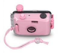 XUMIUZIY 35mm Reusable Film Camera, Slightly Robust Retro Camera with Built-in Flash, Light Rosy Vintage Film Camera for Beginners, Easy to Use Point and Shoot Camera for Travel and Parties