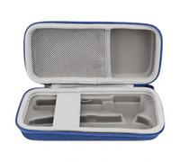 XUMIUZIY 3D Pen Transport Case, Hard Protective Storage Box with Elastic Bands, Portable Carrying Organizer for 3D Printing Pens and Accessories, Blue Travel Case for Art Craft Tools