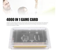 XUMIUZIY 4000 in 1 Game Card, Fit for Mega Drive Master System 32X Original Gaming Consoles, with 8GB Small Memory Card, Support FAT FAT16 FAT32 File Systems (Transparent White)