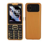 XUMIUZIY 4G Seniors Phone, 2.6 Inch HD Display Shatter Proof Large Buttons Cell Phone with SOS Key and Flashlight, for Emergency Calling and Easy Navigation (Gold)
