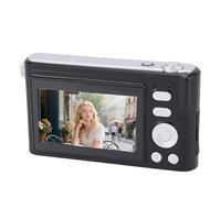 XUMIUZIY 4K Digital Camera, 64MP 5X Optical Zoom 3 Inch HD Touchscreen with Front Mirror for Selfies, Continuous Recording, Deep Learning Tracking (Black)