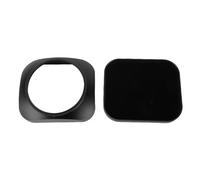 XUMIUZIY 67mm Square Lens Hood With Front Cap | Aluminum Alloy Shade for Camera Lens Screw In Mount