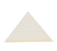 XUMIUZIY 6Pcs 60 Degree Ruler Clear Acrylic Quilting Template | Precision Patchwork Cuts, Transparent Markings, Durable Smooth Edges, Compact Travel Size, Versatile Fabric Craft Tool