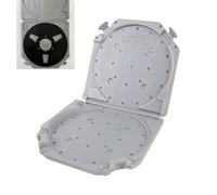 XUMIUZIY 7 Inch Empty Tape Reel Storage Box, Plastic Dust Proof Tape Case with Label Paper, for Universal Open Reel Tapes (Gray)