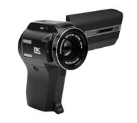 XUMIUZIY 8K 75MP Video Camera, Dual Lens Rotatable Screen, 8X Digital and 5X Optical Zoom, Handheld WiFi Vlog Camera with Remote Control for Travel Daily Recording