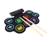XUMIUZIY 9 Pads Electronic Drum Set Compact Educational Rechargeable Built in Speaker for Kids Portable Music Practice