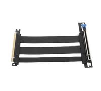 XUMIUZIY 90 Degree PCIe 5.0 X16 Riser Cable with Shielded Slots, Compatible for RTX 4090, Plug and Play Design, Outstanding Airflow, Unique Cable Protector, for PC Cases (15cm)