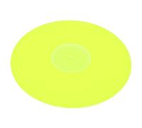 XUMIUZIY Acrylic Turntable Platter Mat, 12 Inch Anti Static Record Mat | Fluorescent Green Glow, Reduces Record Resonance, Fits All Turntables, 33⅓/45 RPM Compatible, Acrylic Construction