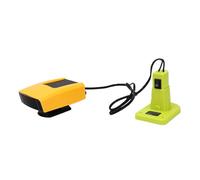 XUMIUZIY Adjustable Cordless Space Heater with 2 USB Output Ports Battery Powered Portable Heater for Workspaces 200W