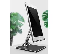 XUMIUZIY Adjustable Tablet Support Multi Angle Folding Aluminium Aleoy for Universal Devices (MT133 Grey)
