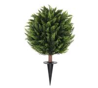 XUMIUZIY Artificial Cypress Topiary Tree, 3ft Durable Design (1 Piece) | Realistic foliage, Easy installation, Versatile for gardens, PVC material for outdoors