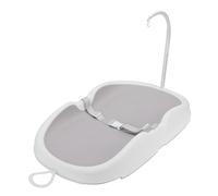 XUMIUZIY Baby Changing Pad Portable Versatile Nursery Station for Infants Diaper Changing, Space Saving for Families on the Go, Skin Friendly Plastic Material, 28.74x16.14in (Gray White)