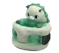 XUMIUZIY Baby Support Seat Sofa Soft Plush Comfortable for Infant Sitting Indoors 1 X Unit (Green Dinosaur)