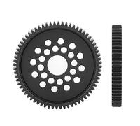 XUMIUZIY Black Steel Large Spur Gear 68 Teeth for TT-02 Metal Gear for RC Car