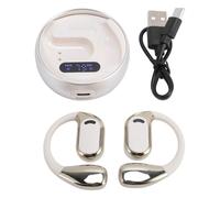 XUMIUZIY Bluetooth 5.49 Translation Earbuds, Real Time Translator Earbuds with 144 Languages, 3 Modes, Active Noise Reduction, Fingerprint Control for Business, Learning (White)