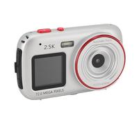 XUMIUZIY Camera for Photography, 72MP Digital Camera Vlogging Camera 72MP Photos & 1520P Video Recording, Compact Camera with 16X Digital Zoom for Travel, Anti Shaking (Silver)