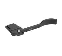XUMIUZIY Camera Handle, CNC Edited Camera Thumb Handle Foldable Anodable for Hot Shoe (Black)