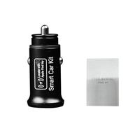 XUMIUZIY Car Cigarette Lighter Smart Tracker, Plug in Vehicle Locator with USB and Type C Fast Charging, for IOS System Via Find My App