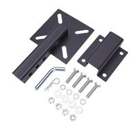 XUMIUZIY Durable Vise Bench Mount for Pipe, Chain, Grill, Sturdy Carbon Steel Trailer Hitch Winch Mounting Plate