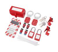 XUMIUZIY Electrical Circuit Breaker Lockout Kit, Durable Safety Padlock, Loto, Hasp Set for Industrial Workers