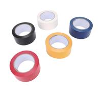 XUMIUZIY Floor Caution Tape Universal Application Safety Marking Tape for Dance Floors Gym 108FT Yellow Red Blue Black White (50mm/2.0in Width)