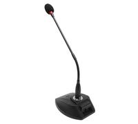 XUMIUZIY Gooseneck Condenser Microphone with Base Non Slip Pads, Adjustable Gooseneck,XLR Connector Desktop Microphone for Lectures Conferences Video Meetings