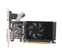 XUMIUZIY GT610 Graphics Card, 2GB 64bit DDR3 Computer Gaming Graphics Card, PCI Express 1.1 X16, Support HDMI DVI VGA Interface, Graphics Card with Silence Cooling Fan
