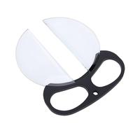 XUMIUZIY Handheld 100mm Dual Half Moon Lens Filter, Optical Glass Prism Blurred Foreground Dreamy Aesthetic Diopter Effects Filter for Video