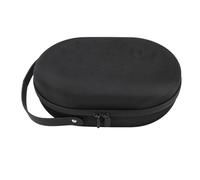 XUMIUZIY Hard Carrying Case for Vision Pro, EVA Water Resistant Shockproof Portable VR Headset Organizer Bag for Travel Office Black Shell