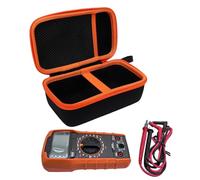 XUMIUZIY Hard Multimeter Case, EVA Nylon Water Proof Shockproof Protective Storage Bag with Custom Molded Lining and Mesh Pocket for Klein Digital Multimeters
