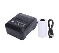 XUMIUZIY Inkless Portable Printer for Travel, 58mm Wireless Thermal Printer with USB and Bluetooth Modes, 203dpi Resolution 50 to 80mm/s Print Speed for Office, Car, Home