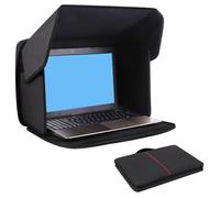 XUMIUZIY Laptop Sun Shade, Laptop Sun Glare Shield Private Cover for Working Outside & Private Screen, Foldable Laptops Sunshade Bag, Compatible with Laptops Up to 16 Inches