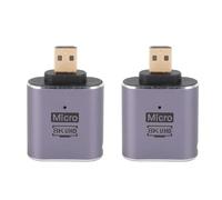 XUMIUZIY Micro HDMI to HDMI Adapter, 8K Mini 1.4 to HD 2.1 Adapter, Compatibile with 8K 60Hz & 4K 120Hz, Plug and Play for Laptop, PC, Desktop