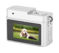 XUMIUZIY Mini Keychain Camera, 1080P 64GB Mini Retro Digital Camera with 0.96in Color Display, Built in LED Light, Catch Moments Anywhere, Portable for Travel Study Recording (White)
