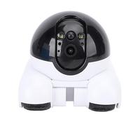 XUMIUZIY Movable Pet Camera with Wheels, 2 Way Talk 1080P WIFI Indoor Security Camera with 2MP Double Lens APP Remote Control for Cats Dogs