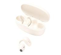 XUMIUZIY Open Ear Earbuds, Bluetooth 6.0 Clip On Headphones with Mic, Bone Conduction Wireless Headphone, AI Noise Cancelling, 56H Playtime, IPX7 Water Proof, for Sports Travel (White)