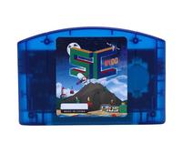 XUMIUZIY Open Source Flash, 32GB Memory Support for N64 Game Reader Burner with Automatic Save Backup, for ED64 Super64 Emulator Loading (Blue Transparent)