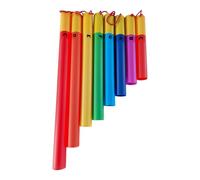 XUMIUZIY Percussion Instrument 8-Piece Musical Tube Kit, Colorful Tuned Tubes for Collective Performance Home Classroom (with Rope)